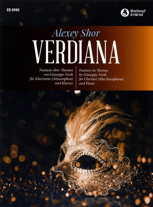 Shor Verdiana clarinet concerto piano reduction cover