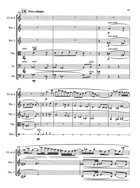 Nielsen: Concerto arranged for clarinet, string quintet & snare drum ...