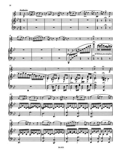 Mendelssohn: Sonata in E-flat Major for Clarinet & Piano | Bärenreiter ...